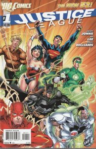 Justice League # 1 Jim Lee Cover A NM- DC 2011 [V6]