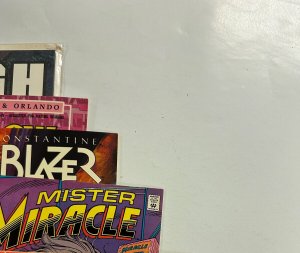 4 DC Comic Books Mr Miracle 13 + HellBlazer 56 + The Shadow 1 + Clash 2 87 CT5