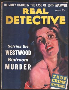 Real Detective 5/1936-Hill-Billy Justice-True Crime Mysteries-Crime scene pix...