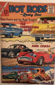 Hot Rods and Racing Cars #74,1/2 tear frt to back..sigh!C all my hot car books!