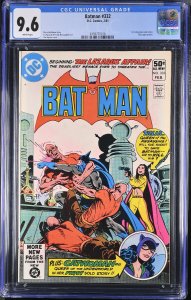 BATMAN #332 CGC 9.6 CATWOMAN-DC comic book-4393770016