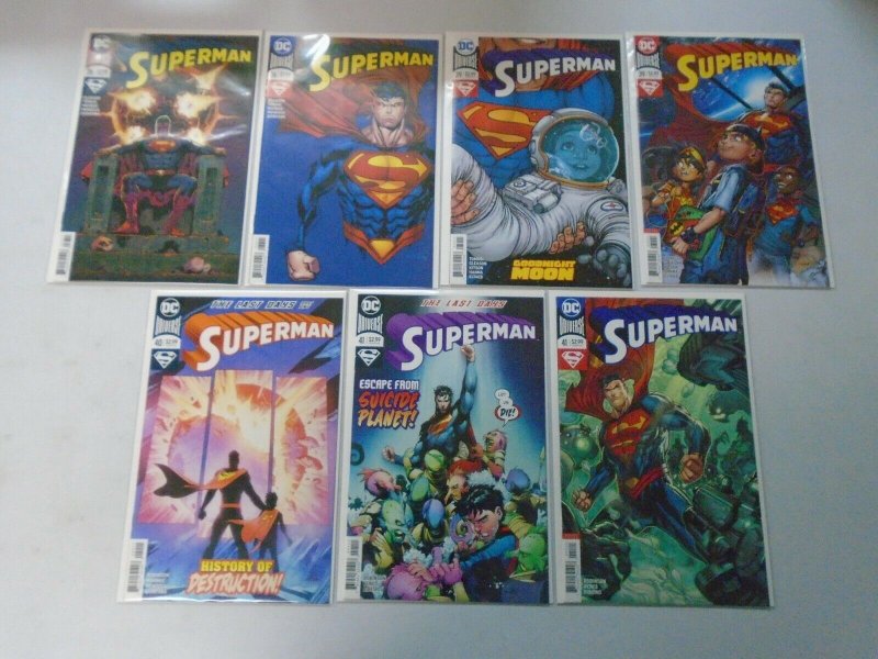 Superman lot 13 from #36-45 with variants 8.0 VF (2018 4th Series)