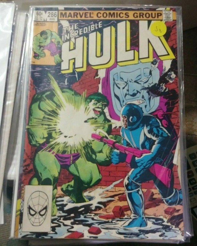 Incredible Hulk  # 286 1983 marvel    KANG FUTURE SOLDIER HARLAN ELLISON