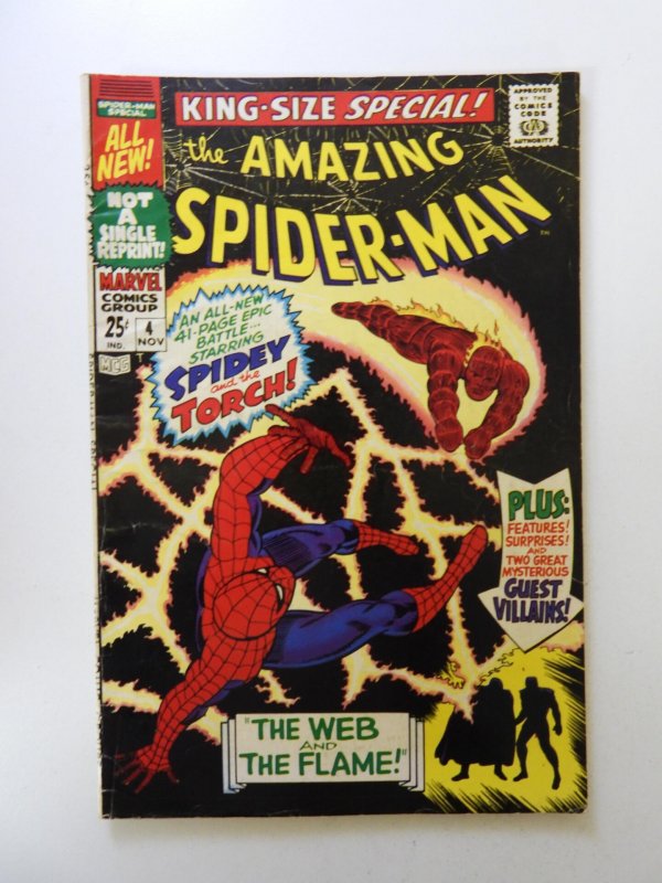 The Amazing Spider-Man Annual #4 (1967) FN- condition