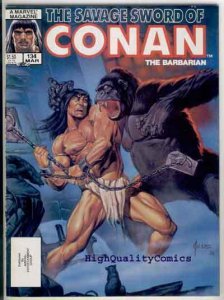 SAVAGE SWORD of CONAN #134, FN+, Kull ,Conqueror, Joe Jusko, more SSOC in store