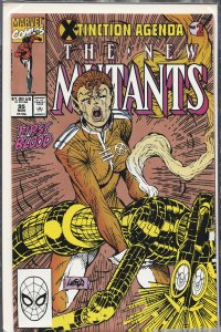 The New Mutants #95 Second Print Cover (1990) New Mutants