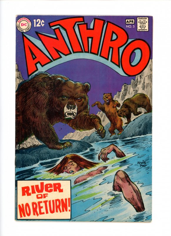 Anthro #5  1969  VG/F   Howie Post Story, Cover, and Art!