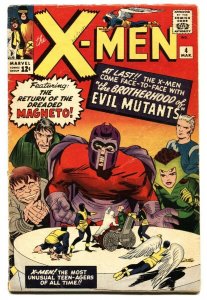 X-MEN #4 1964-MARVEL COMICS-KEY ISSUE 1ST QUICKSILVER