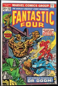 Fantastic Four #143 British Variant (1974) Fantastic Four