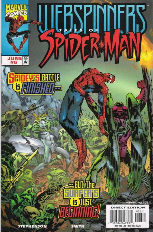Webspinners: Tales of Spider-Man #6 VF/NM; Marvel | save on shipping - details i