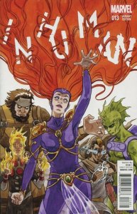 Inhuman #13 Women of Marvel Variant Comic Book 2015 - Marvel inhumans
