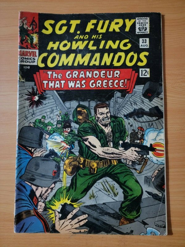 Sgt. Fury #33 Howling Commandos ~ FINE FN ~ 1966 Marvel Comics