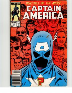Captain America #333 (1987) Captain America [Key Issue]