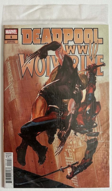 Deadpool And Wolverine: WWIII #1F (in bag) VF/NM ; Marvel | Secret Thank You Var