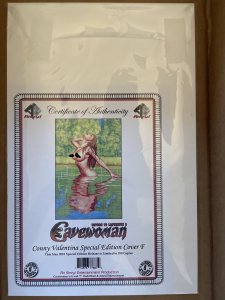 Cavewoman Return To Labyrinth 2 NM+ Conny Valentina LTD 350 COA Risqué Cover