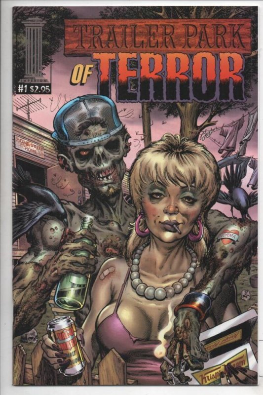 TRAILER PARK of TERROR Ultimate set w Signed, 19 ITEMS!, Zombie, Horror, Variant