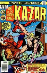 Marvel KA-ZAR (1974 Series) #20 FN