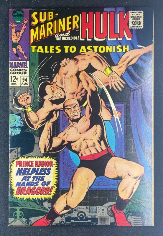 Tales to Astonish (1959) #94 FN (6.0) Sub-Mariner 1st App Sir Ram
