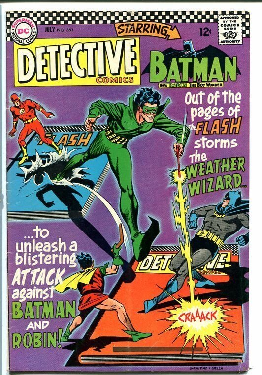 DETECTIVE COMICS #353-BATMAN-1966! Nice! FN-