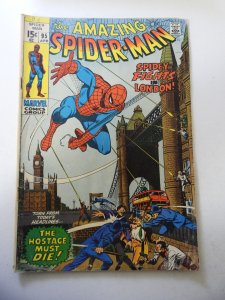 The Amazing Spider-Man #95 VG+ Condition centerfold detached at one staple