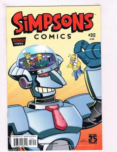 Simpsons Comics # 212 FN/VF 1st Print Bongo Comic Book Matt Groening S64