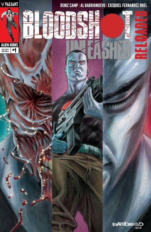 Bloodshot Unleashed Reloaded #1 (of 4) Cvr B Barrionuevo (mr Valiant Comic Book