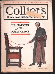 Collier's 12/31/1904-Sherlock Holmes cover & story-A. Conan Doyle-Charles Dan...