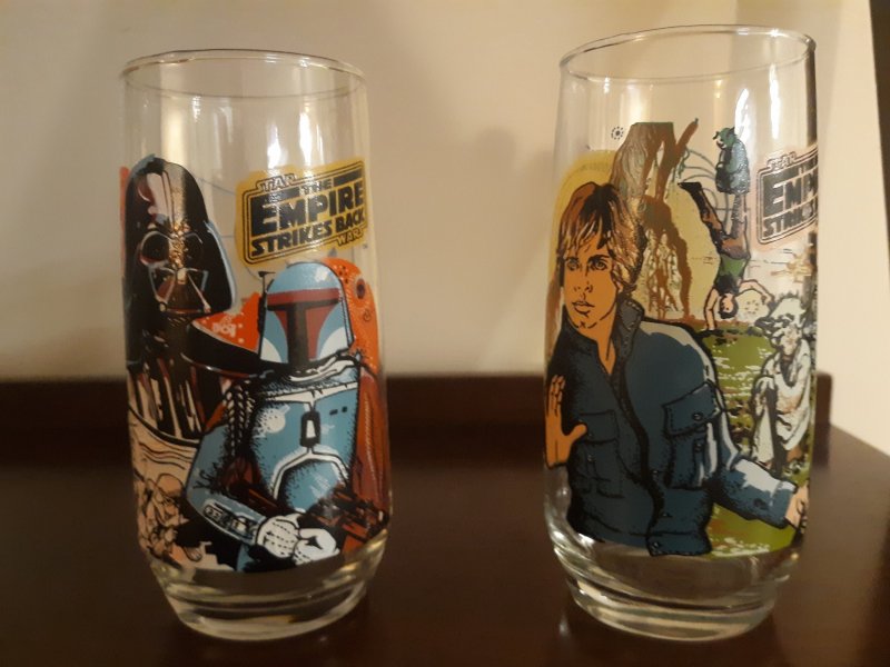 Star Wars Empire Strikes Back Tumblers Drinking Glasses Burger