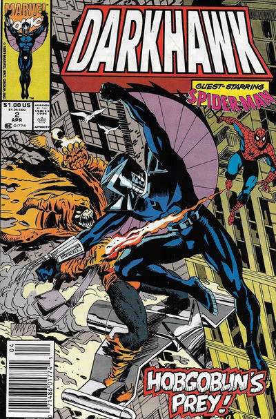 Darkhawk #2 (Newsstand) VF/NM; Marvel | save on shipping - details inside