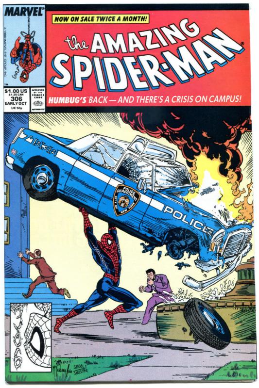 SPIDER-MAN #306, NM-, Amazing, Todd McFarlane, Action #1,1963, more ASM in store