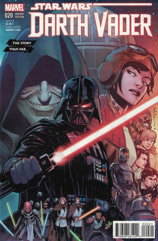 STAR WARS DARTH VADER #20, VF/NM, Luke Skywalker, 2015 2016, Variant