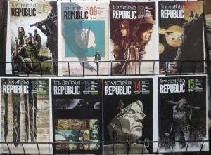 INVISIBLE REPUBLIC Lot 8 diff #7, 9-15, VF-NM Gabriel Hardman, Corinna Bechko