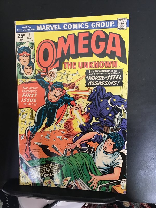 Omega the Unknown #1  (1976) High-grade first issue key! VF/NM Wow