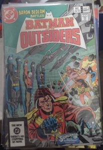 BATMAN AND THE OUTSIDERS # 2 1983 DC comics  3RD KATANA   key 1st bedlam