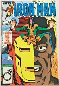 INVINCIBLE IRON MAN#195 VF/NM 1985 MARVEL COMICS