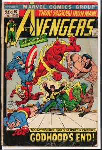 The Avengers #97 (1972) The Avengers