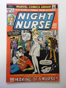 Night Nurse #1 (1972) VG Condition moisture stain