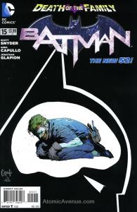 Batman (2nd Series) #15 FN ; DC | New 52 Death of the Family Joker