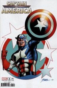 Captain America (11th Series) #1A VF/NM ; Marvel | 751 George Perez Variant