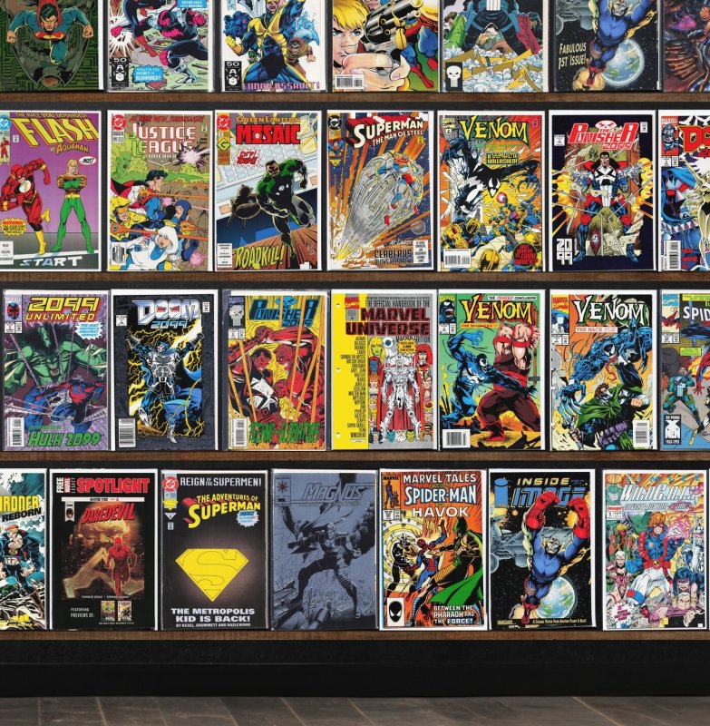 Huge Lot 140+ Comics with Spider-Man, Newmen, Wetworks, Marvel Age & More!