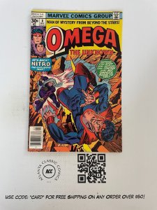 Omega The Unknown # 8 VF Marvel Comic Book Nitro Bronze Age 12 J202