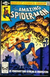 AMAZING SPIDER-MAN #218-1981-MARVEL-fine FN