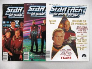 STAR TREK FAN CLUB MAGAZINE #81-99 (19 books) Under original cover price!