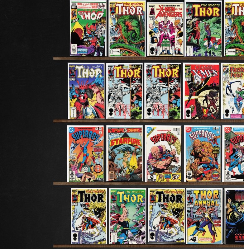 Huge Lot 120+ Comics with Thor, All Star Squadron, Superman & More!