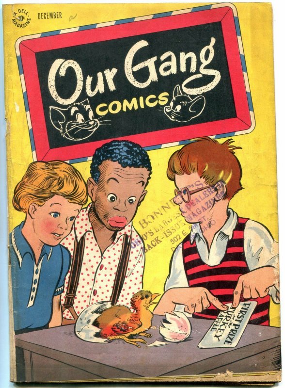 OUR GANG #29 1946-DELL COMICS-BUCKWHEAT-CARL BARKS ART VG 