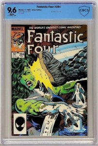 Fantastic Four 284 Marvel 1985 CBCS 9.6 1st Sue Richards Invisible Woman