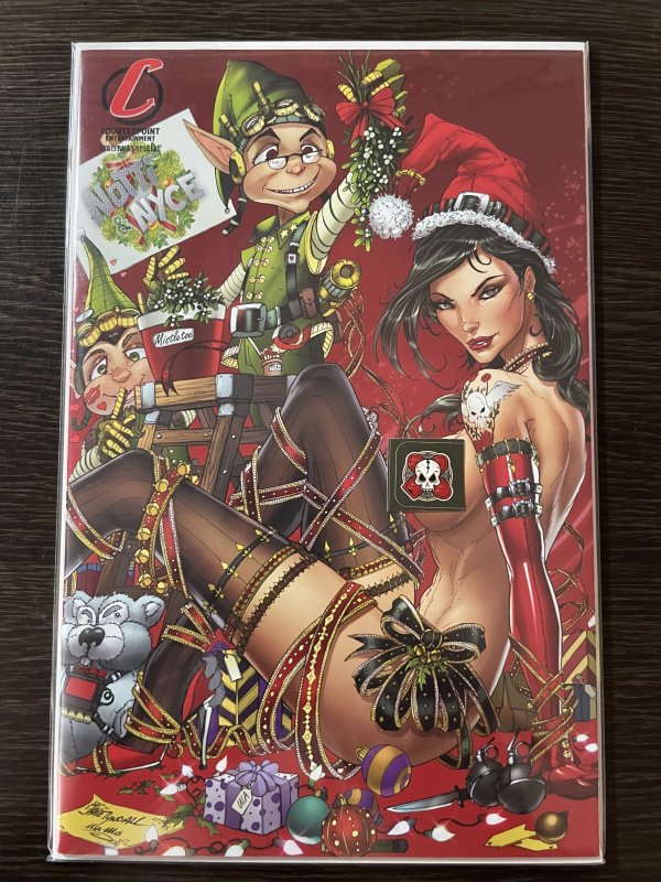 NOTTI & NYCE #1 CHRISTMAS RED COVER NAUGHTY RARE HTF SOLD OUT LTD 120 NM+