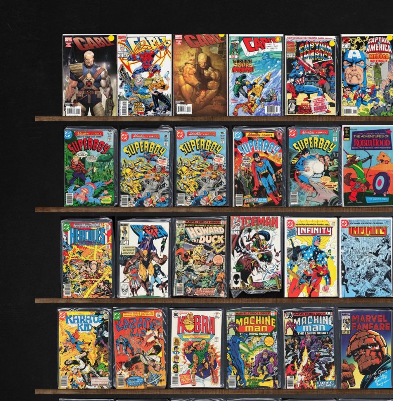 Huge Lot 160+ Comics with Marvel'S Greatest Comics, The Flash & More!