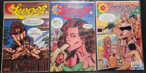 Here Come The Lovejoys #1-3 Eros Comix 1993 Avg VF condition