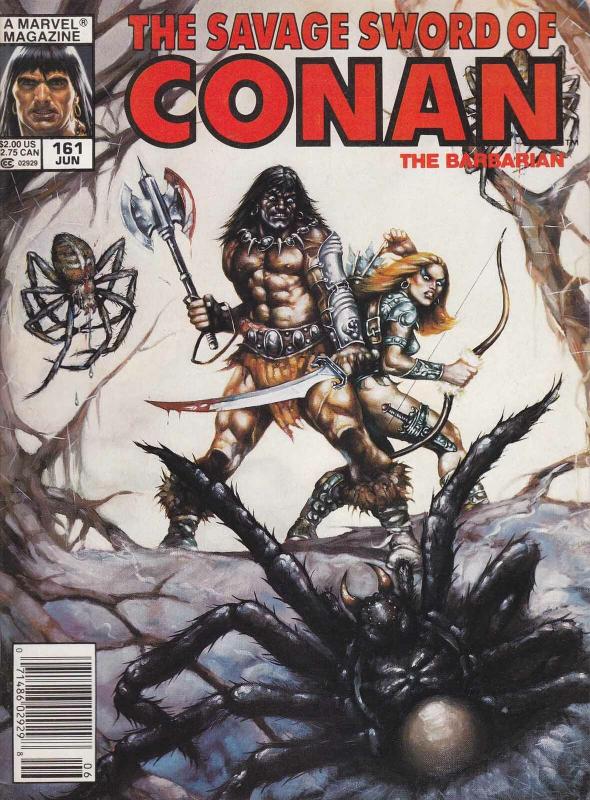 Savage Sword of Conan #161 (Newsstand) FN; Marvel | save on shipping - details i